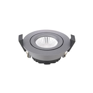 LED Einbaustrahler DILED 68 – 6 W, 360 lm, Dim-to-Warm 2700–2100 K, rund, 68 mm Lochmaß