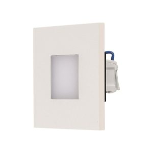 EVN Wandeinbauleuchte weiss LQ41802W 1,8W 55lm 3000K IP44 76x76mm ET40mm
