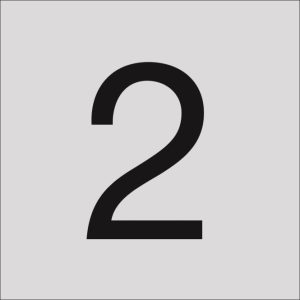 RZB Klebeziffer "2" 100mm 99222.013.2