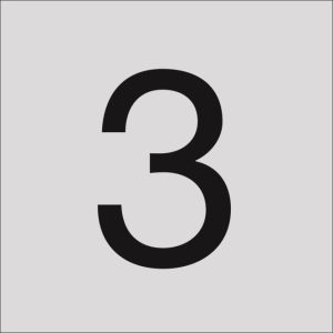 RZB Klebeziffer "3" 100mm 99222.013.3