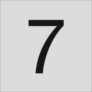 RZB Klebeziffer "7" 100mm 99222.013.7