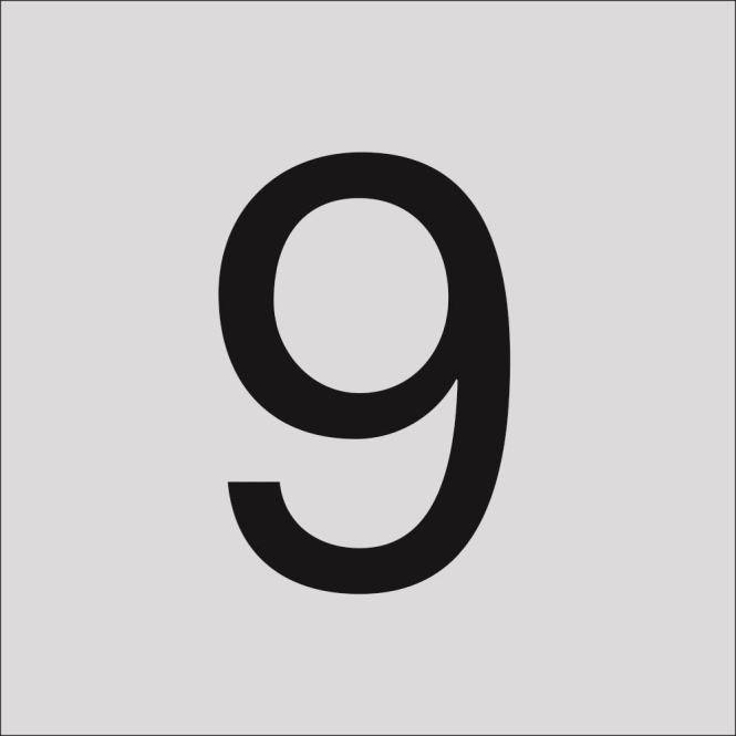 RZB Klebeziffer "9" 100mm 99222.013.9