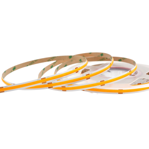 COB LED Streifen 24V – 480 LEDs/m – 8 mm – 10W/m – Orange – IP33 – homogener Lichtstreifen