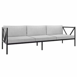 casa-padrino-luxus-schmiedeeisen-sofa-schwarz-grau-280-cm-hotel-garten-sofa