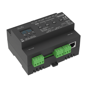 DH4 DALI/DMX AC-Schaltaktor – 4-Kanal, 16A, 100–240V, für Gebäudeautomation und Lichtsteuerungssysteme