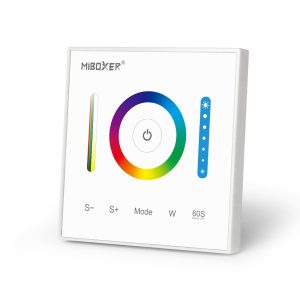MiBoxer P3 LED-Wandpanel – 3in1 Drehregler für RGB, RGBW & RGBCCT LEDs, 12–24 V, 10 A, Funksteuerung