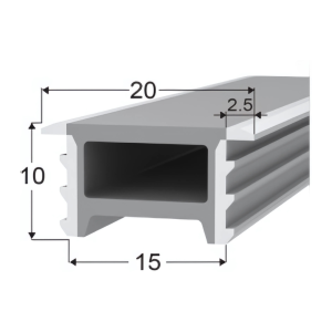 LED Neon Tube 15×10 mm – Silikonhülle zum Einbauen für LED-Streifen