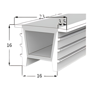 LED Neon Tube 16×16 mm – Silikonhülle zum Einbauen für LED-Streifen