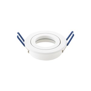 Einbaurahmen für LED Spots – 83 mm, schwenkbar, rund, Lochmaß 68 mm, GU10/MR16-kompatibel