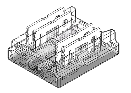 LED Anschlussverbinder für CCT oder RGB LED Streifen– 4-polig, 10 mm, lötfrei & frei konfigurierbar (ohne Kabel)
