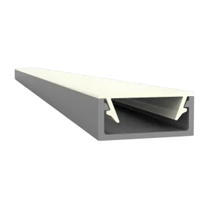 Flaches LED Alu Aufbauprofil 2m Exo-A1-13 (13mm) –| Flaches Aluminiumprofil für LED-Strips