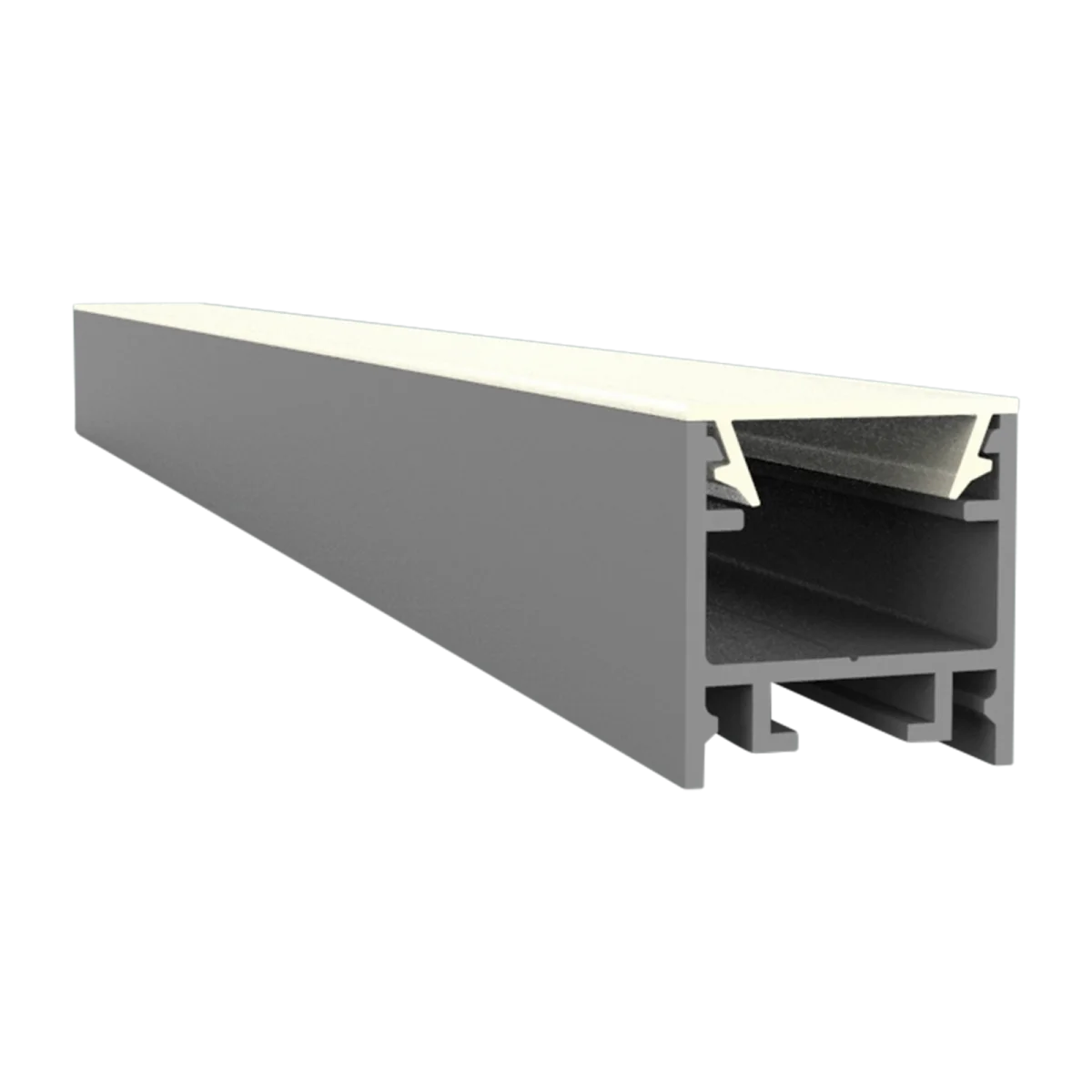 Schmales LED Alu Aufbauprofil 2m EXO-A2-13 (13mm) –| Flaches Aluprofil für LED-Strips