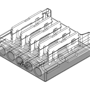 LED Anschlussverbinder – 5-polig, 10 mm, lötfrei & frei konfigurierbar (ohne Kabel) für RGBW SMD LED-Streifen