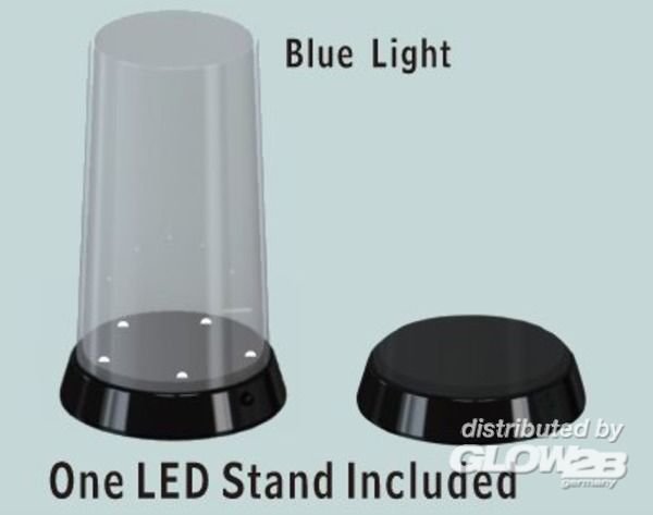 Flat top Display case-Led stand (84x185mm)