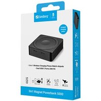 SANDBERG 3in1 Magnet Powerbank 5000
