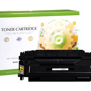 STATIC cartr HP CE255X blk HC comp 12.5k