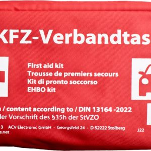 2GO KFZ-Verbandtasche zertifiziert nach DIN 13164:2022