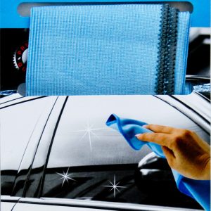 XANTOS DUO-Glasreinigungstuch 40x40cm blau