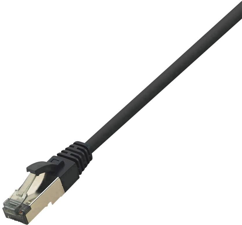 Logilink Premium Cat.8.1 Patchkabel, schwarz, 5,00m LSZH