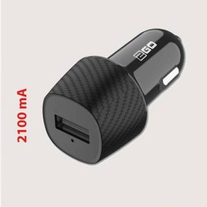 2GO KFZ-Ladegerät 2100mA 1x USB-A 12V schwarz