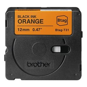 BROTHER 12MM BTAGT31 Ribbon Black