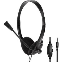 Logilink Stereo-Headset, 1x 3,5-mm-Klinke Bügelmikro Eco-Box