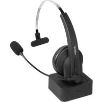 Logilink Bluetooth Headset Mono m.headband & charging stand