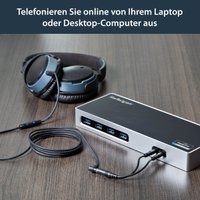 STARTECH 3,5mm Audio Klinke Y Kabel