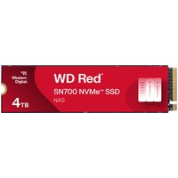 M.2 WD Red SN700 NVMe 4TB M.2 2280 PCIe Gen3 8Gb/s internal drive for NAS devices