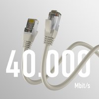 EFB RJ45 Patchkabel S/FTP PIMF Cat8.1   1.00m grau