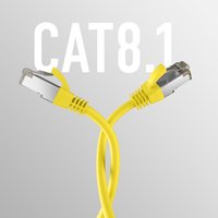 EFB RJ45 Patchkabel S/FTP PIMF Cat8.1   2.00m gelb