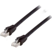 Equip Cat 8.1 S/FTP Patchkabel, 0.5m, Schwarz