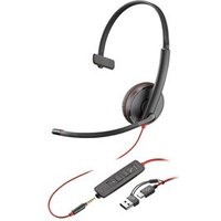 HP Poly BW 3215 USB-C HS +USB-C/A Bulk