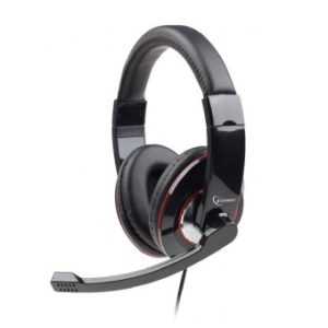 gembird Headset STEREO MHS 001  glänzend Klinke schwarz