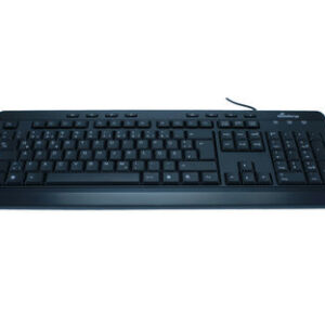 MediaRange Tastatur Multimedia Keyboard black 8 Sondertasten