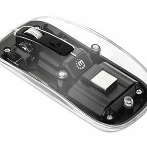 MH Transparente USB-A Funkmaus 4T schwar