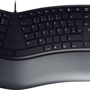 CHERRY TAS KC 4500 ERGO Corded DE-Layout schwarz