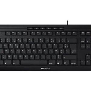 CHERRY TAS STREAM KEYBOARD TKL Corded CH-Layout schwarz