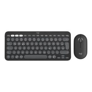 Logitech Wireless Keyboard+Mouse Pebble 2 Combo graphite